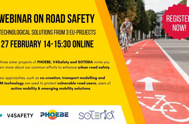 Joint Webinar on Road Safety: Follow the Innovative Technological Solutions proposed by 3 EU-funded projects